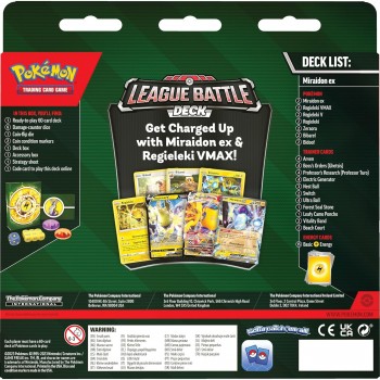 Pokémon TCG: Miraidon ex League Battle Deck kortų kaladė